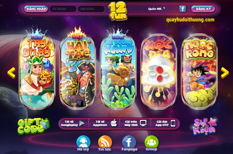 12fun tải 12fun cổng game đổi thưởng uy tín