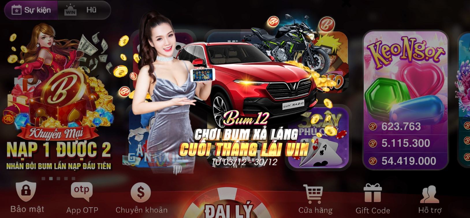 game quay hũ đổi thưởng 2020