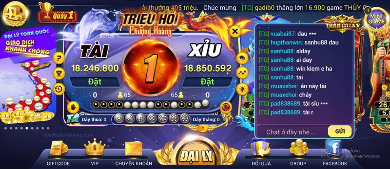 thân quay win