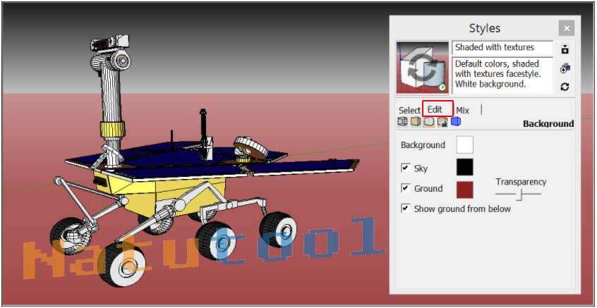 Chinh-Style-trong-Sketchup