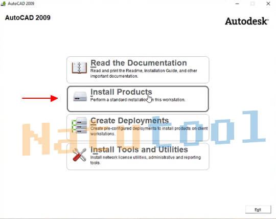 install-products-autocad-2009