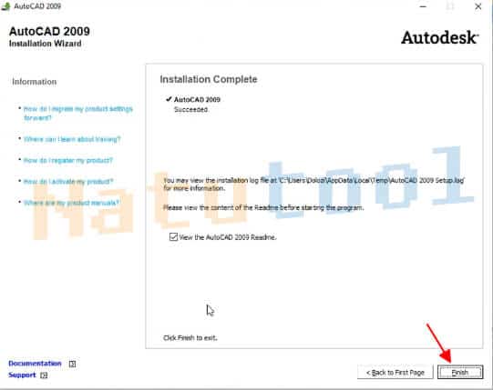 ket-thuc-cai-dat-autocad-2009