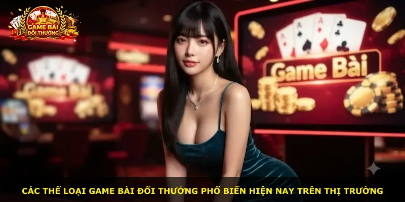 Các thể loại game bài đổi thưởng phổ biến hiện nay trên thị trường