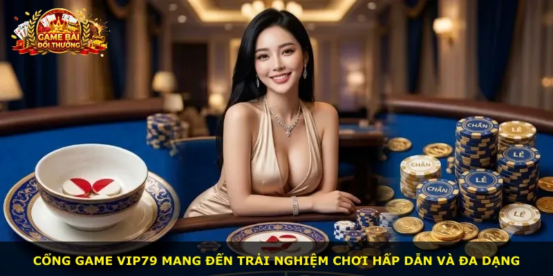 Cổng game Vip79 mang đến trải nghiệm chơi hấp dẫn và đa dạng