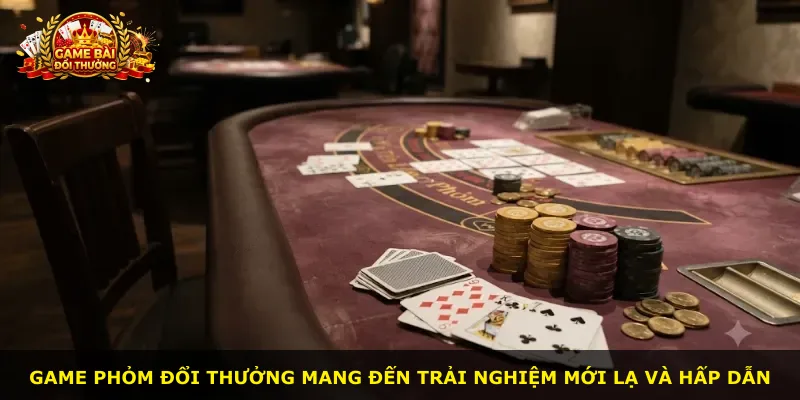 Game phỏm đổi thưởng mang đến trải nghiệm mới lạ và hấp dẫn