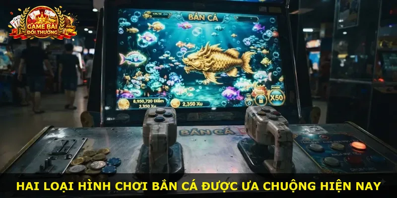 Hai loại hình chơi bắn cá được ưa chuộng hiện nay