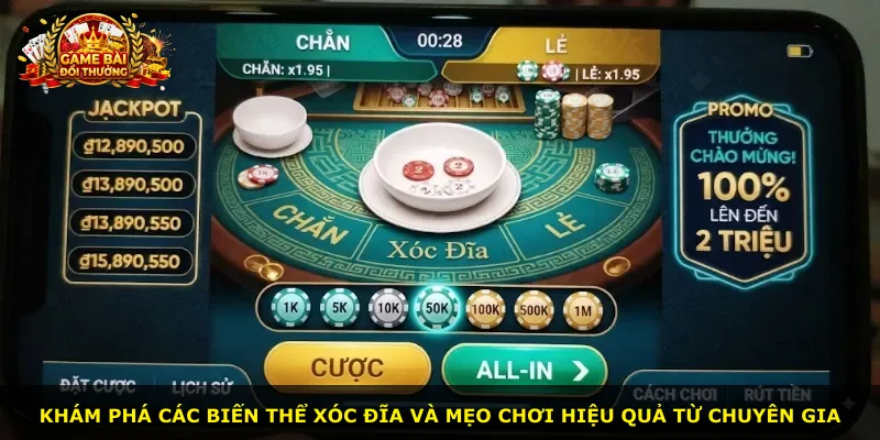 Khám phá các biến thể xóc đĩa và mẹo chơi hiệu quả từ chuyên gia