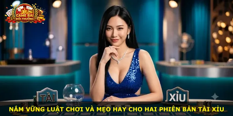 Nắm vững luật chơi và mẹo hay cho hai phiên bản tài xỉu