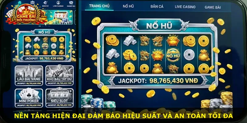 Nền tảng hiện đại đảm bảo hiệu suất và an toàn tối đa