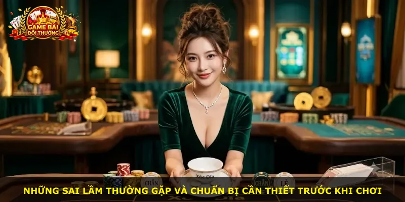 Những sai lầm thường gặp và chuẩn bị cần thiết trước khi chơi