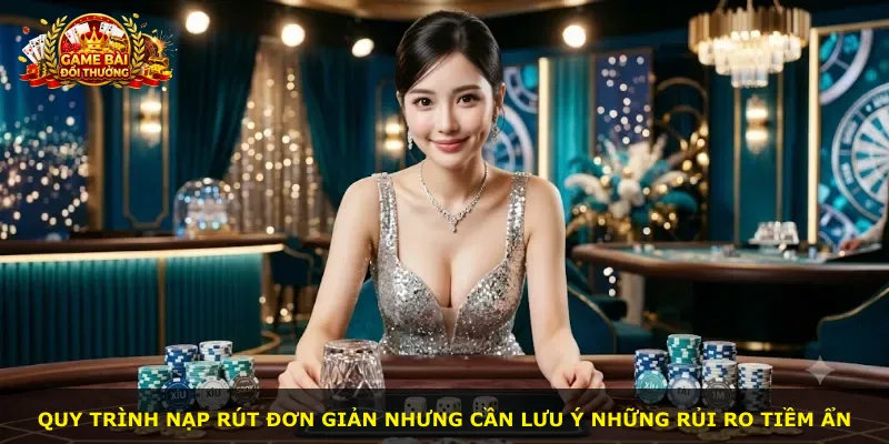 Quy trình nạp rút đơn giản nhưng cần lưu ý những rủi ro tiềm ẩn