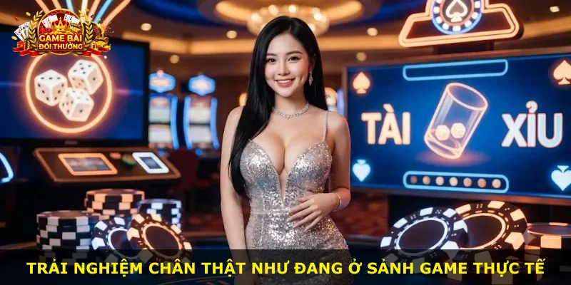 Trải nghiệm chân thật như đang ở sảnh game thực tế